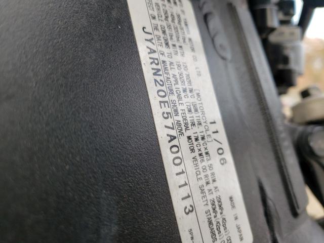 2007 YAMAHA YZFR1 JYARN20E57A001113