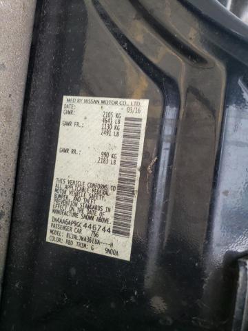 2016 NISSAN MAXIMA 1N4AA6AP9GC446744