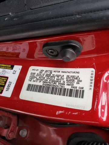 2010 PONTIAC VIBE GT 5Y2SR6E05AZ417301