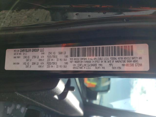 2012 JEEP LIBERTY SP 1C4PJLAK1CW104009