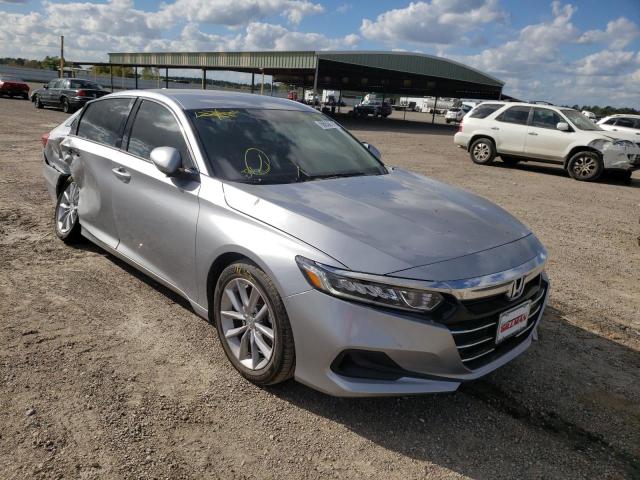 Salvage cars for sale at Houston, TX auction: 2021 Honda Accord LX