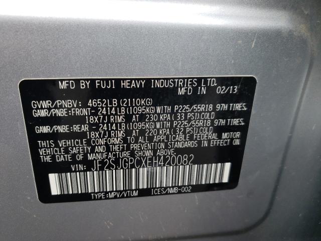 JF2SJGPCXEH420082 Subaru Forester 2.0xt Touring