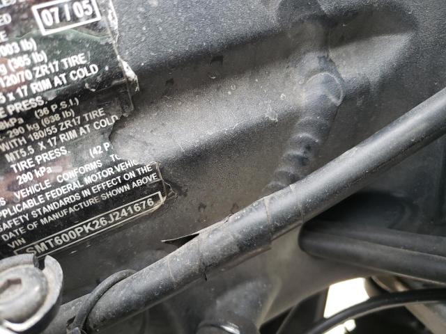 2006 TRIUMPH MOTORCYCLE SPRINT ST SMT600PK26J241676