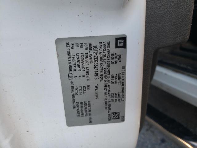 2011 GMC SIERRA C25 1GT21ZCG3BZ114978