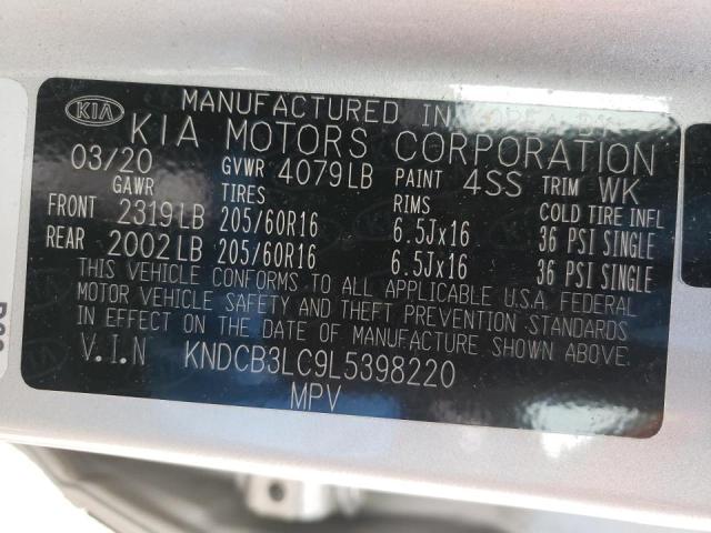 2020 KIA NIRO LX KNDCB3LC9L5398220