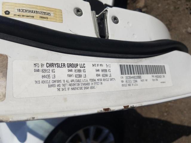 2011 DODGE CALIBER HE 1B3CB5HAXBD228585
