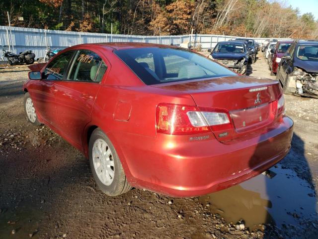 2011 MITSUBISHI GALANT FE 4A32B2FF9BE006960