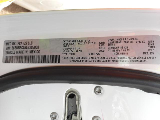 2020 RAM 2500 TRADE 3C6UR5CL5LG205900