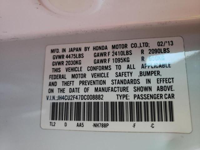 2013 ACURA TSX JH4CU2F47DC008882