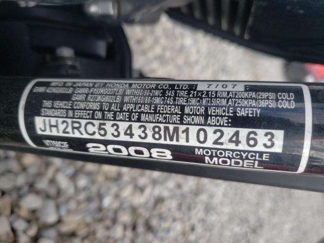 2008 HONDA VT750 C2F JH2RC53438M102463