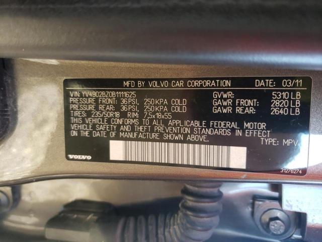 2011 VOLVO XC70 T6 YV4902BZ0B1111625