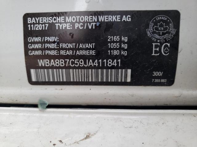 2018 BMW 340 XI WBA8B7C59JA411841
