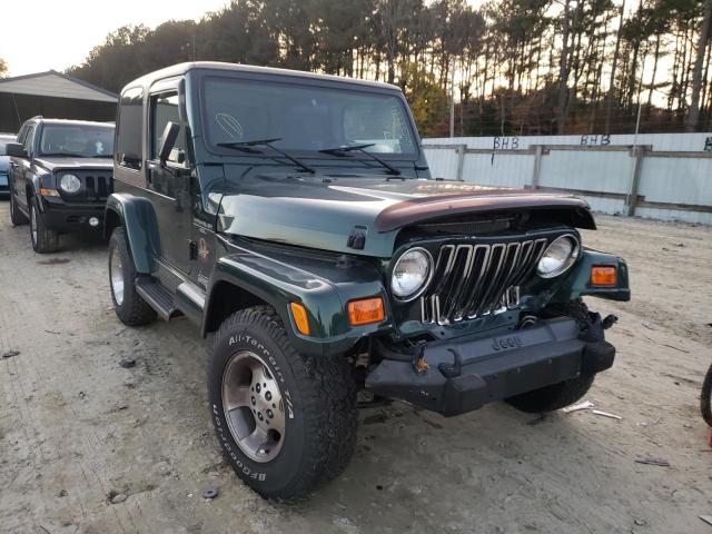 Jeep salvage cars for sale: 2000 Jeep Wrangler