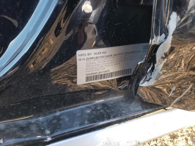 2014 AUDI S4 PRESTIG WAUKGAFL2EA159970