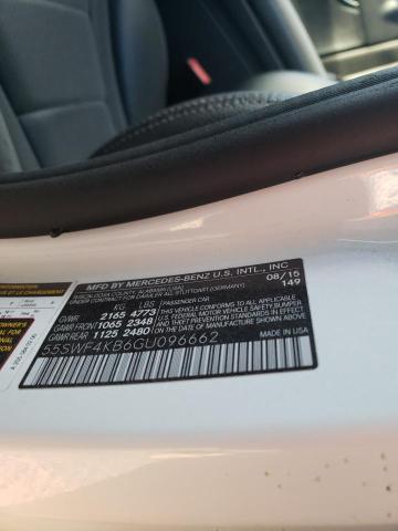 2016 MERCEDES-BENZ C-CLASS C3 55SWF4KB6GU096662