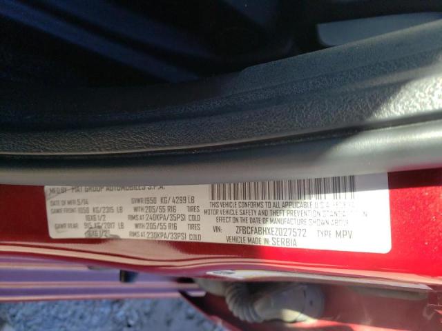 2014 FIAT 500L EASY ZFBCFABHXEZ027572