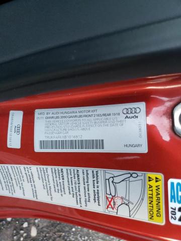 2011 AUDI TT PRESTIG TRUKFAFKXB1016912
