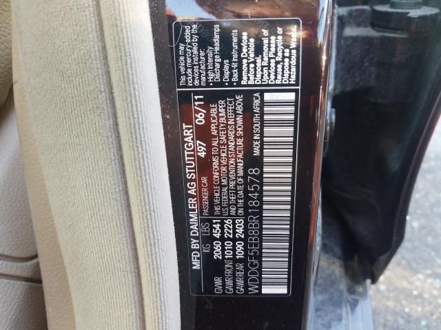 2011 MERCEDES-BENZ C300 WDDGF5EB8BR184578
