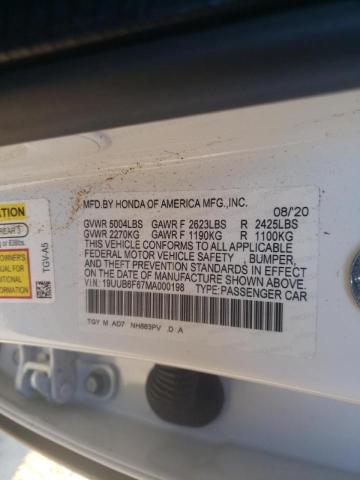 2021 ACURA TLX ADVANC 19UUB6F67MA000198