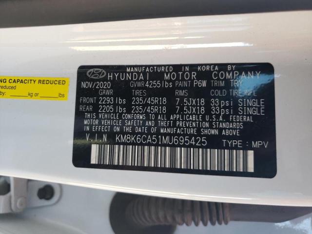 2021 HYUNDAI KONA NIGHT KM8K6CA51MU695425
