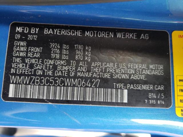 2012 MINI COOPER COU WMWZB3C53CWM06427