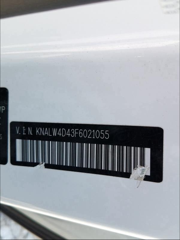 2015 KIA K900 KNALW4D43F6021055