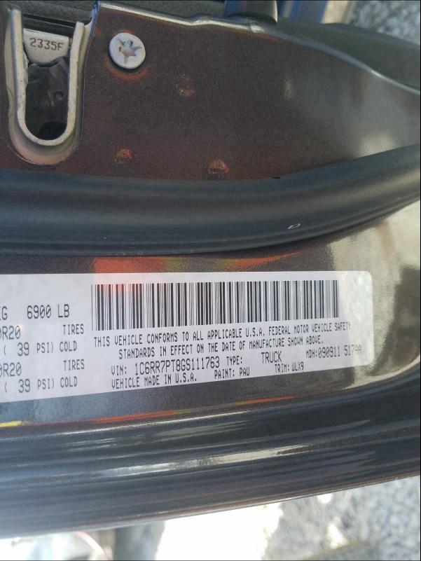 1C6RR7PT8GS111763 2016 RAM 1500 LONGHORN