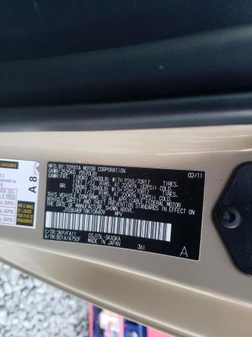 2011 TOYOTA FJ CRUISER JTEBU4BF1BK108409