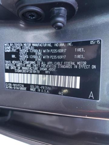 2015 TOYOTA SIEANNA 5TDKK3DC4FS618419