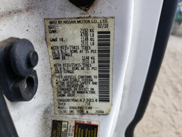 2010 NISSAN FRONTIER K 1N6BD0CT9AC423014