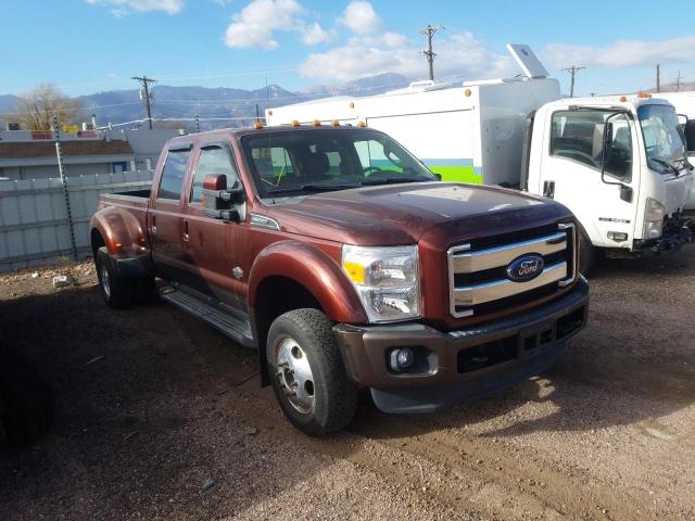 Salvage trucks for sale at Colorado Springs, CO auction: 2015 Ford F350 Super