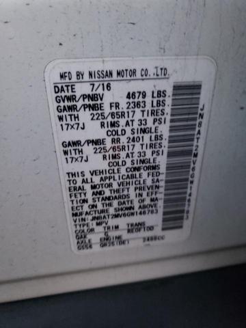 2016 NISSAN ROGUE S/SL JN8AT2MV6GW146783