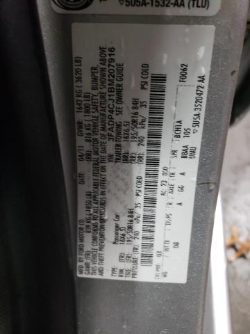 2011 FORD FIESTA SEL 3FADP4CJ1BM207916