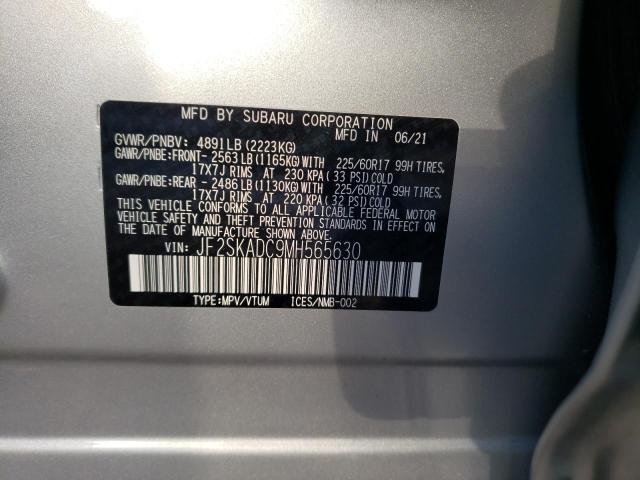 2021 SUBARU FORESTER JF2SKADC9MH565630