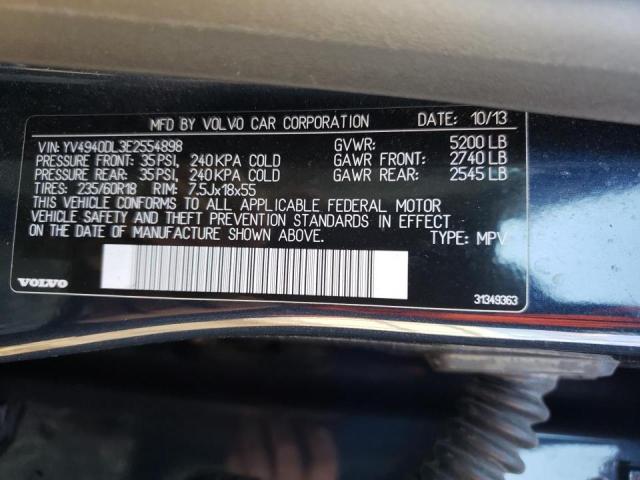 2014 VOLVO XC60 3.2 YV4940DL3E2554898