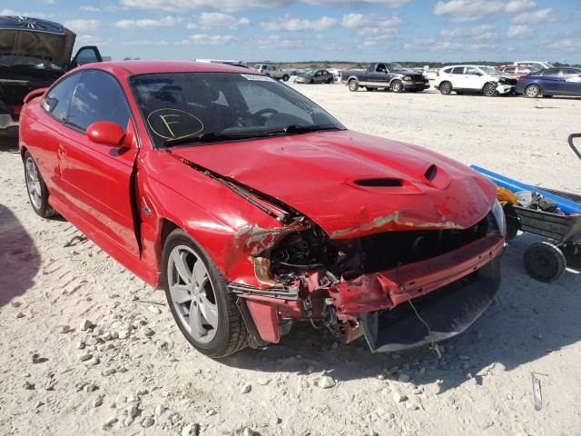 Salvage cars for sale from Copart New Braunfels, TX: 2005 Pontiac GTO