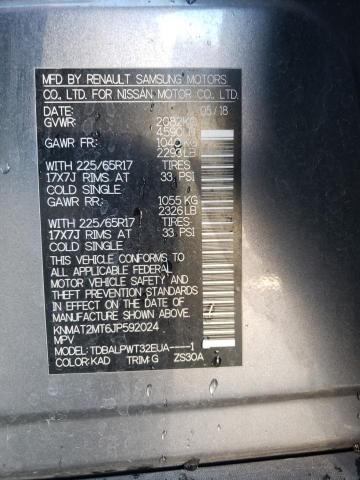 2018 NISSAN ROGUE S - KNMAT2MT6JP592024