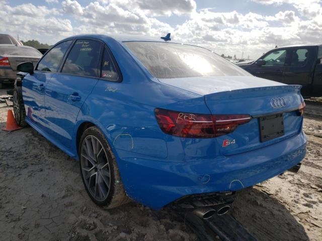 2020 AUDI S4 PRESTIG WAUC4AF43LA038917
