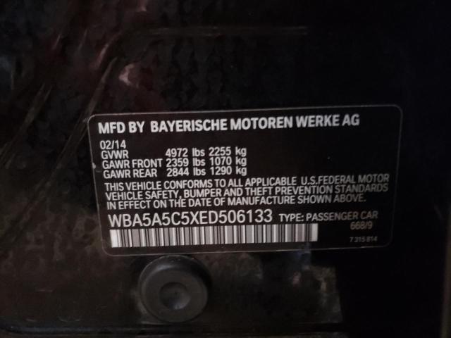 2014 BMW 528 I WBA5A5C5XED506133