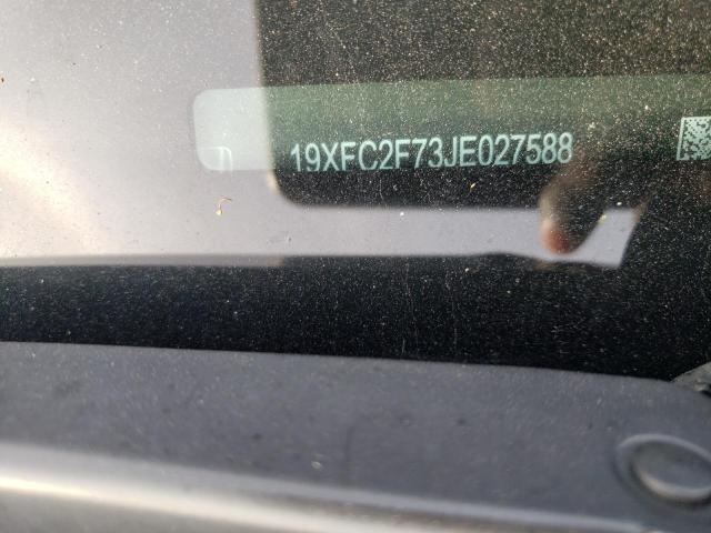 19XFC2F73JE027588 Honda Civic Ex 2018. Фото: 9