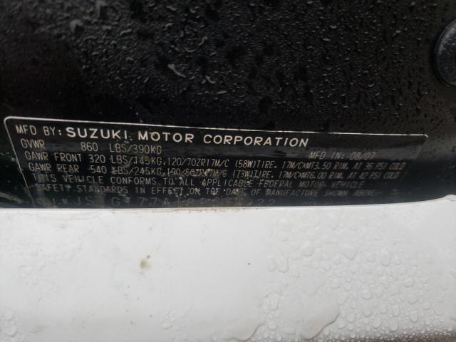2008 SUZUKI GSX-R1000 JS1GT77A182102222