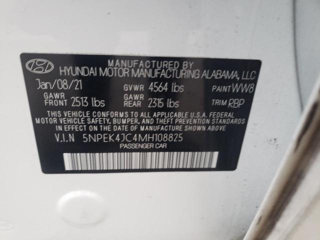 2021 HYUNDAI SONATA N L 5NPEK4JC4MH108825