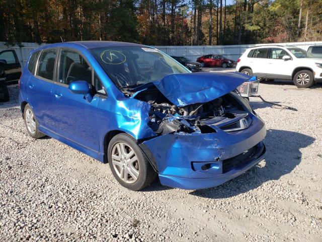 Salvage cars for sale from Copart Knightdale, NC: 2008 Honda FIT Sport