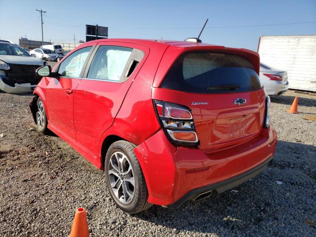 1G1JD6SB5K4135084 Chevrolet Sonic Lt 2019. Фото: 2