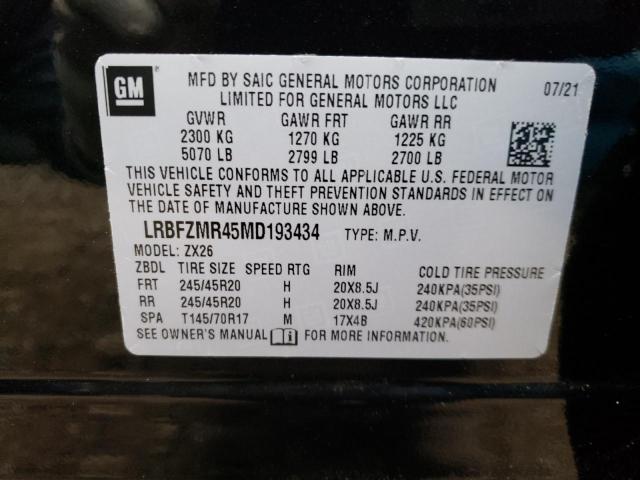 2021 BUICK ENVISION LRBFZMR45MD193434