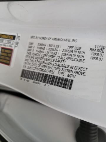 2021 ACURA RDX ADVANC 5J8TC2H77ML017403