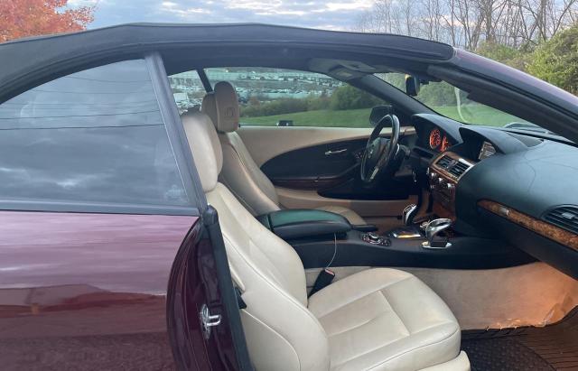 2010 BMW 650 I WBAEB5C54AC224986