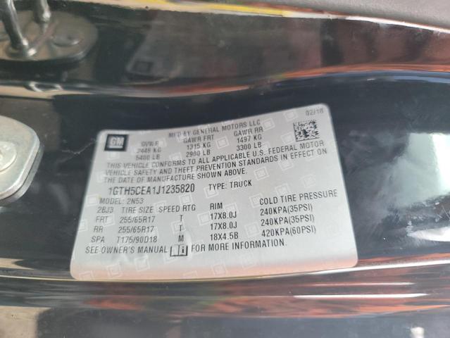 2018 GMC CANYON SLE 1GTH5CEA1J1235820