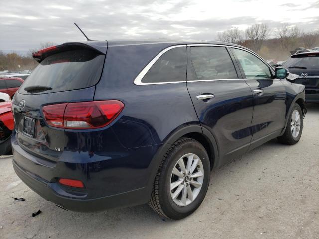 VIN: 5XYPG4A58LG631587 Auction: COPART Lot: 66100451 Location: KS - KANSAS CITY 5XYPG4A58LG631587 KIA SORENTO 2020 BLUE Photo 4