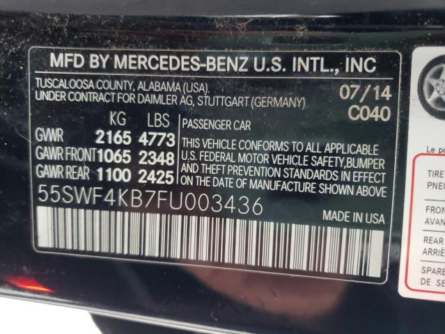2015 MERCEDES-BENZ C 300 4MATIC, 55SWF4KB7FU****** - 10